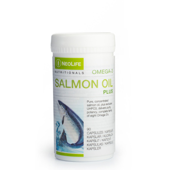 Omega-3 Salmon Oil Plus, kalaöljyravintolisä 90 kuoriloa